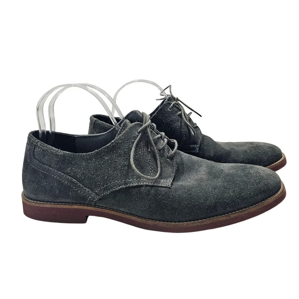 Unlisted Kenneth Cole‎ Production Men's Dark Grey Suede Dress Shoes Size 11
